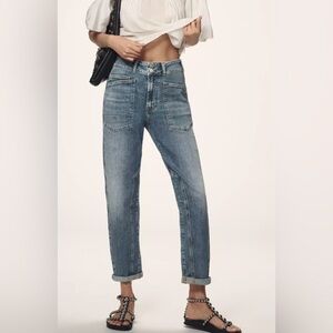 Anthropologie Pilcro The Wanderer Mid-Rise Relaxed Jeans Size 26